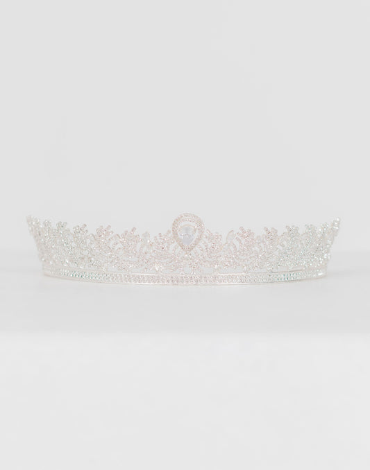 Coroncina per cerimonie con Strass per Matrimoni.